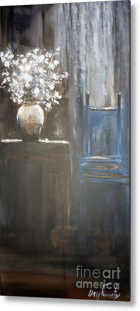 Interior Metal Print featuring the painting Parlour Peace by Lizzy Forrester