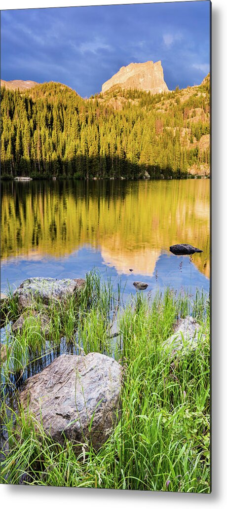 Colorado Metal Print featuring the photograph Sunrise on Hallett Peak by Adam Pender