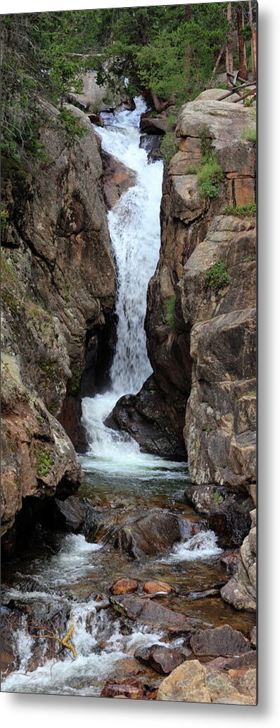 Chasm Falls Metal Print featuring the photograph Chasm Falls - Panorama by Shane Bechler