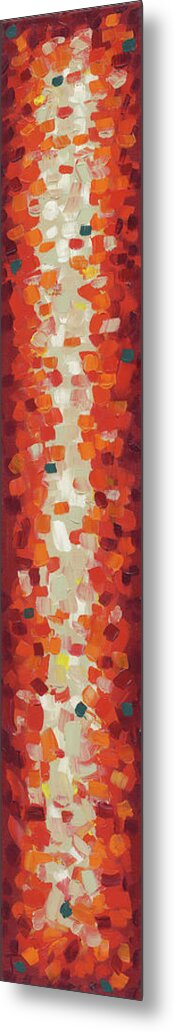 Red Metal Print featuring the painting Tall Drink Ten by Lynne Taetzsch