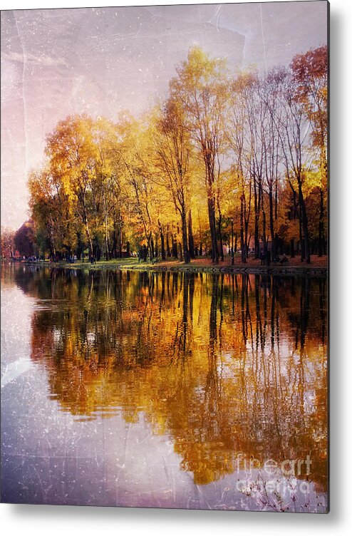 Autumn Metal Print featuring the photograph Autumn #1 by Justyna Jaszke JBJart
