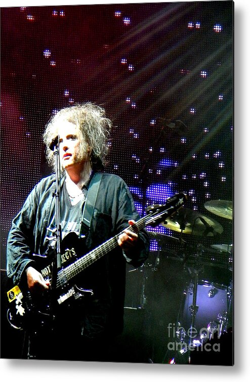 Riot Fest Metal Print featuring the photograph The Cure #3 by Anjanette Douglas