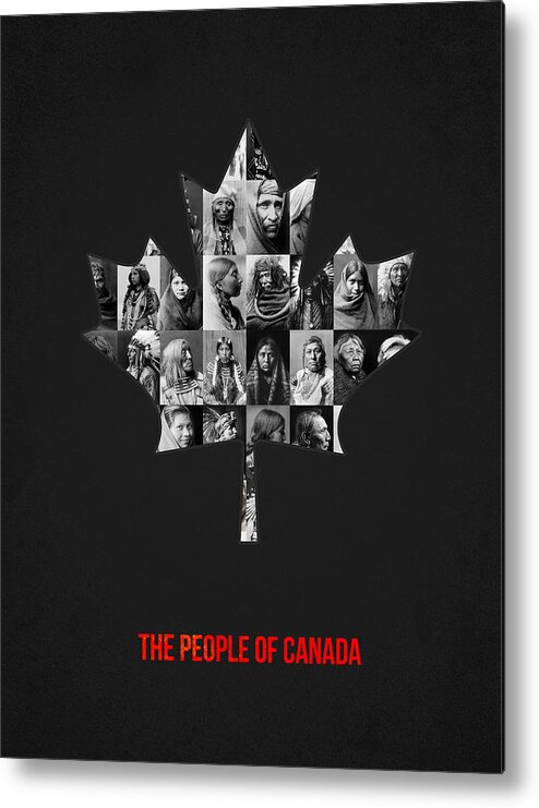 Indian Metal Print featuring the photograph The People of Canada #1 by Aged Pixel
