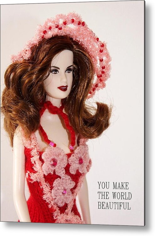 Barbie Metal Print featuring the photograph Barbie Doll #11 by Lelia Fashion