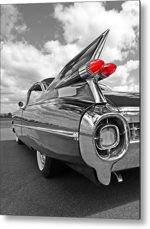 Cadillac Metal Print featuring the photograph 1959 Cadillac Tail Fins by Gill Billington
