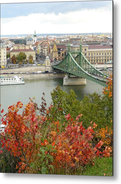 Gellert Hill Metal Print featuring the photograph Budapest #2 by Ilona Nagy