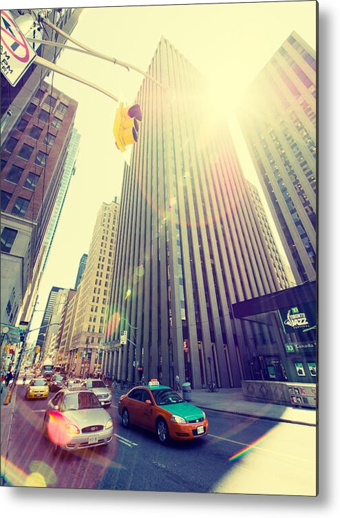 Toronto Metal Print featuring the photograph Streets of Toronto #2 by Alexander Voss