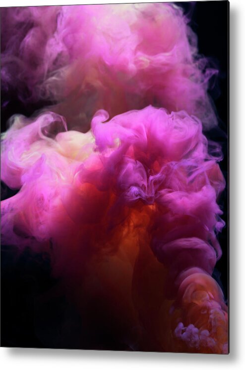 Heat Metal Print featuring the photograph Smoke #4 by Henrik Sorensen