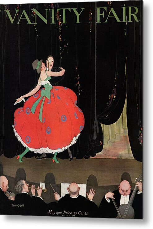 Dance Metal Print featuring the photograph A Magazine Cover For Vanity Fair Of A Couple by Thelma Cudlipp