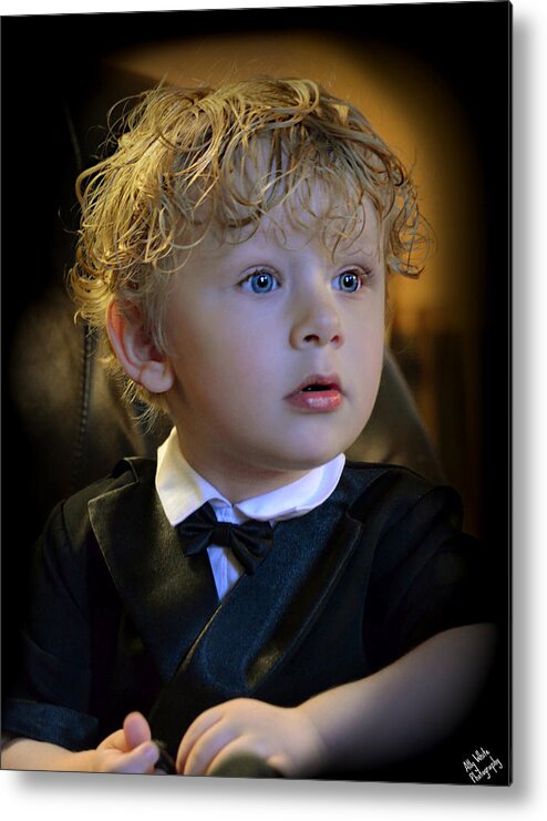 Ally White Photography Metal Print featuring the photograph A Young Gentleman by Ally White