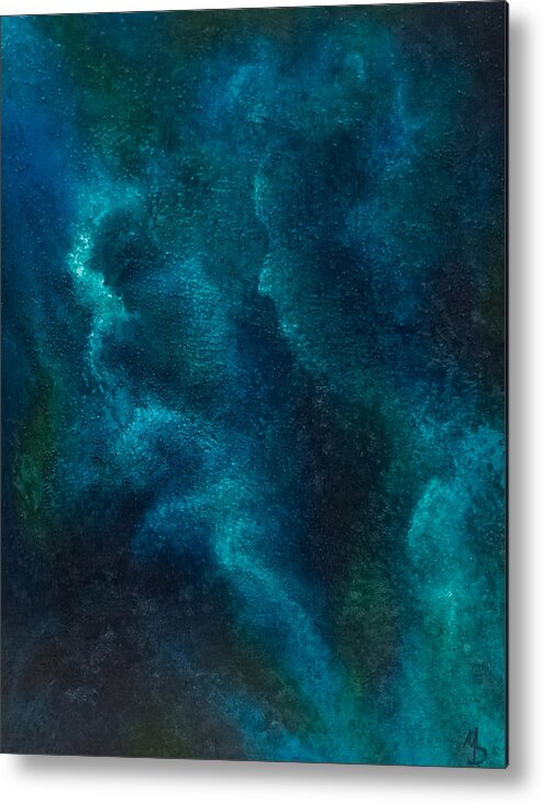 Abstract Metal Print featuring the painting Contemplation by Marc Dmytryshyn