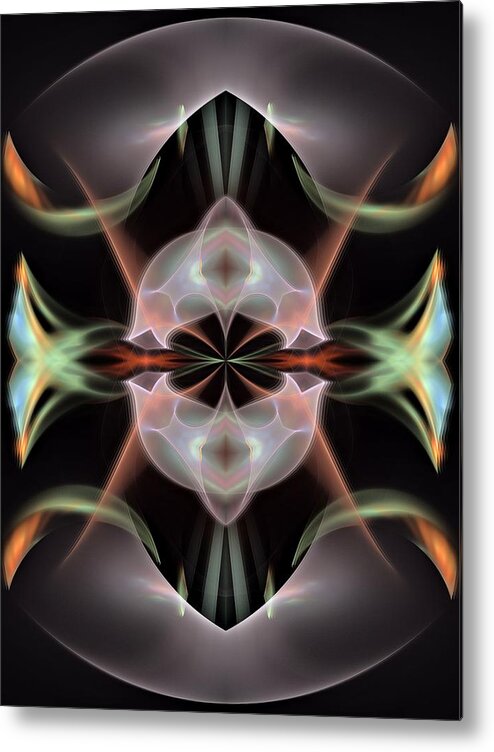 Holiday Metal Print featuring the digital art Alien-1-Panel-Left-or-RightBB by Bill Campitelle