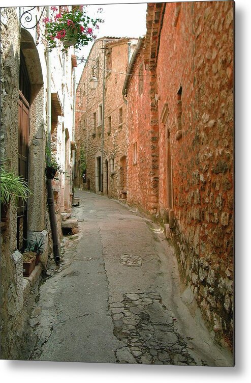 Alley Provence France Tourrette-sur-loup Metal Print featuring the photograph Alley in Tourrette-sur-Loup by Susie Rieple