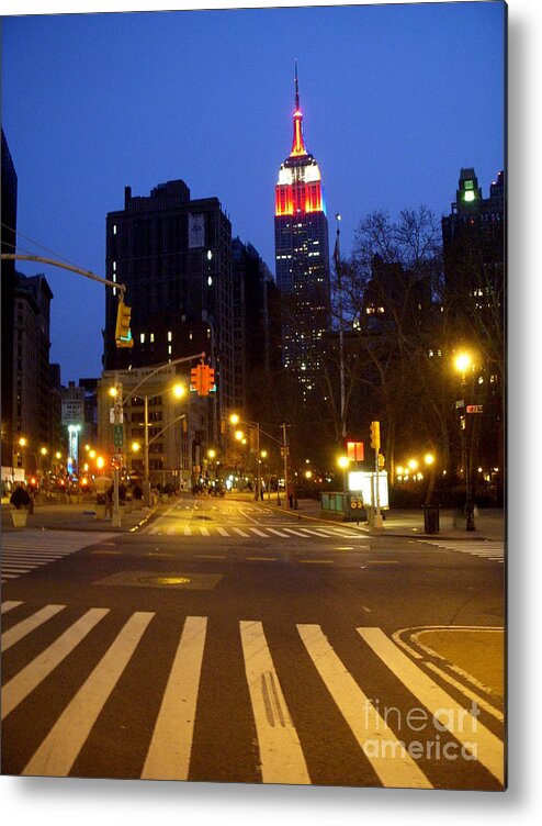 Nyc Metal Print featuring the photograph April 7 2014  6 AM by Mark Gilman