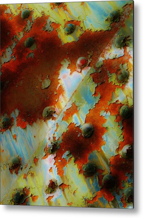 Rust Photography Metal Print featuring the photograph Arc of Rust by Charles Lucas