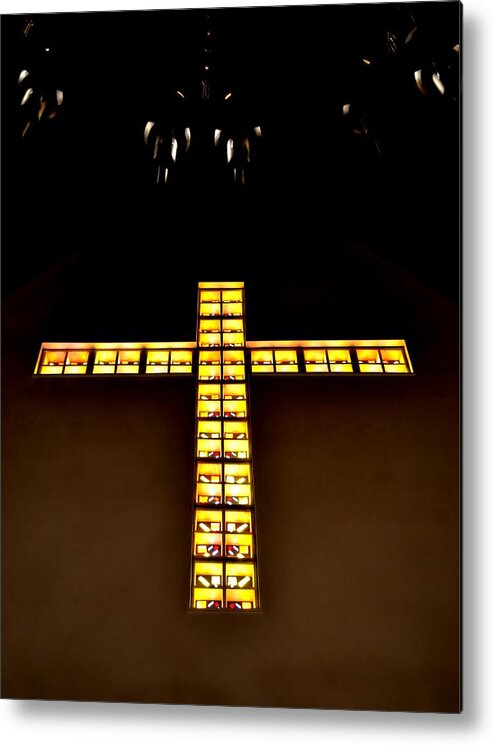 Cross Metal Print featuring the photograph At The Cross by Deena Stoddard