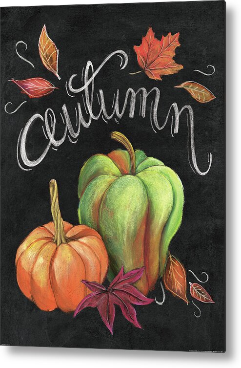 Autumn Metal Print featuring the painting Autumn Harvest I by Mary Urban