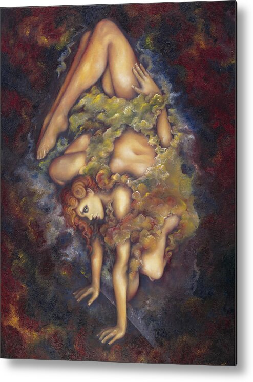 Contortionist Metal Print featuring the painting Balance by Stephanie Broker