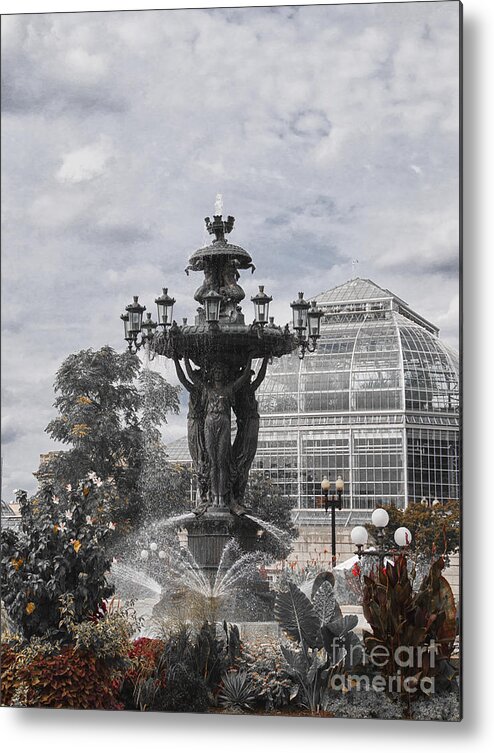 Bartholdi Metal Print featuring the photograph Bartholdi Impressionist by Terry Rowe