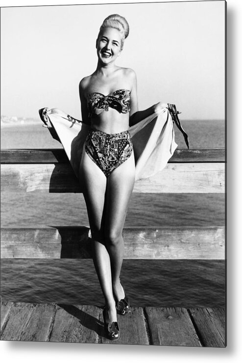1949 Metal Print featuring the photograph Bathing Suit, 1949 by Granger