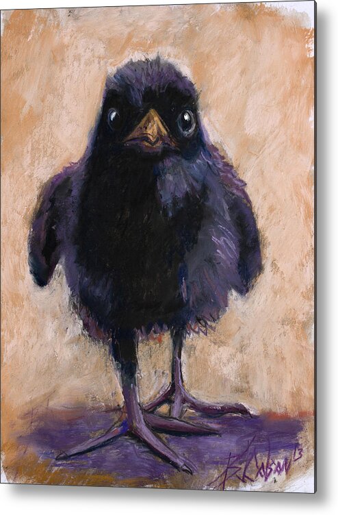 Blackbird Metal Print featuring the painting Big Foot by Billie Colson