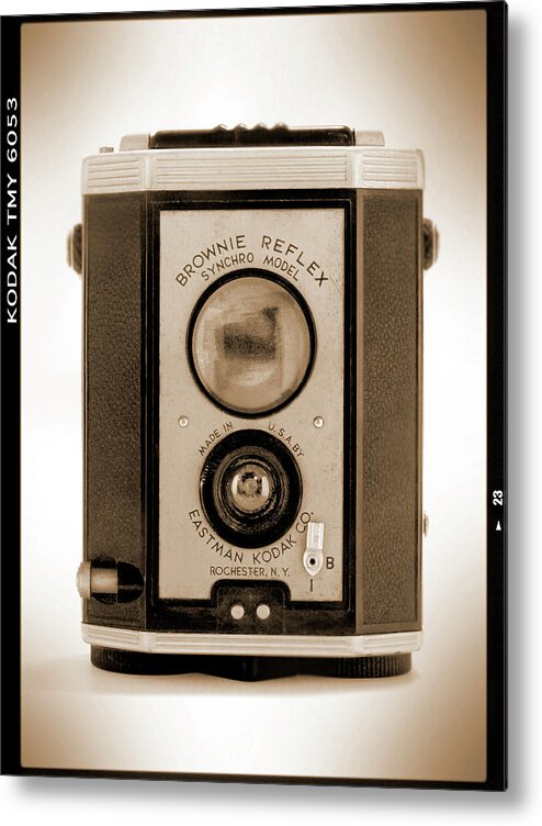 Classic Camera Metal Print featuring the photograph Brownie Reflex by Mike McGlothlen