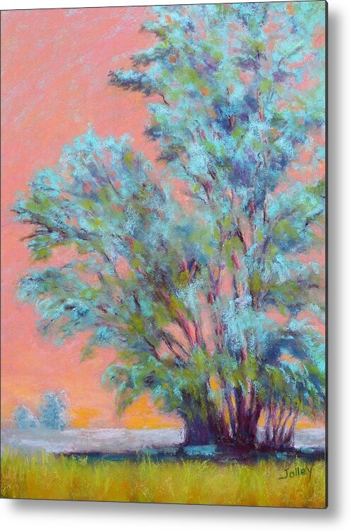 Tree Metal Print featuring the painting California Gum by Nancy Jolley