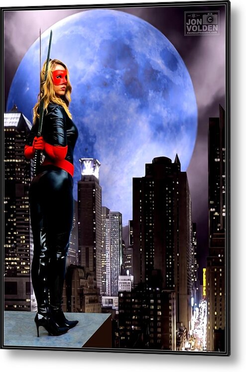 Cosplay Metal Print featuring the photograph City Guard by Jon Volden