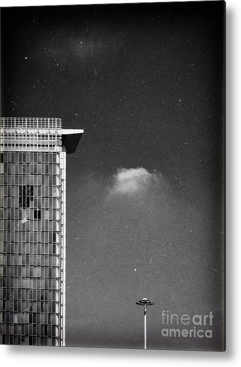 Architecture Metal Print featuring the photograph Cloud lamp building by Silvia Ganora