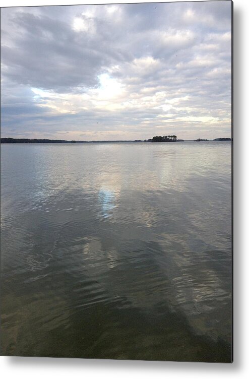 Lake Metal Print featuring the photograph Cloudy Reflection by M West