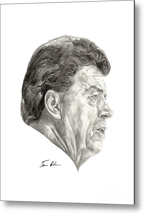 Coach Chuck Daly Metal Print featuring the painting Coach by Tamir Barkan