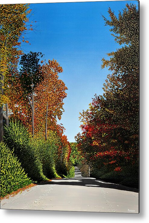 Autumn Metal Print featuring the painting Colours of Caledon by Kenneth M Kirsch