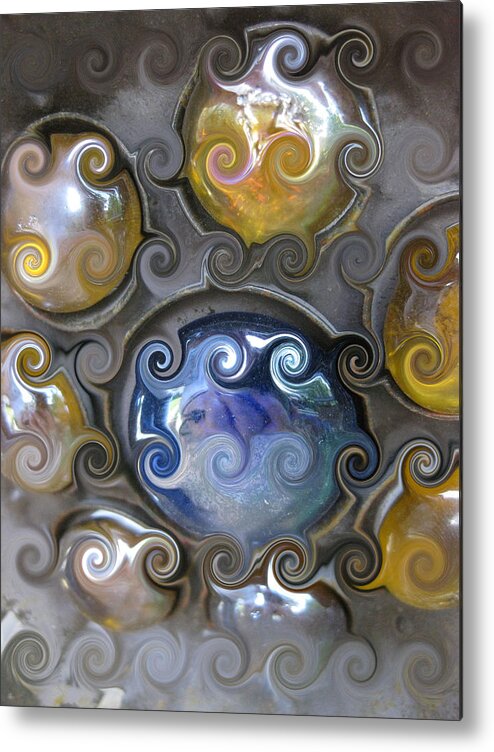 Curl Metal Print featuring the photograph Curlicue III by Carolyn Jacob