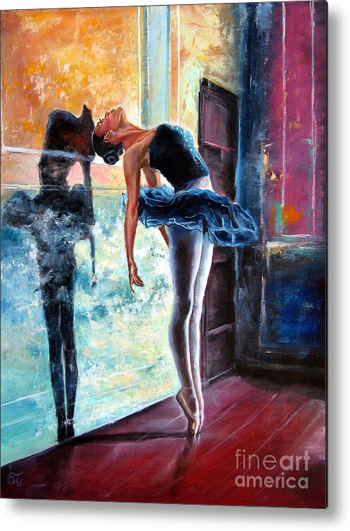 Dance Metal Print featuring the painting Dancer by Osi