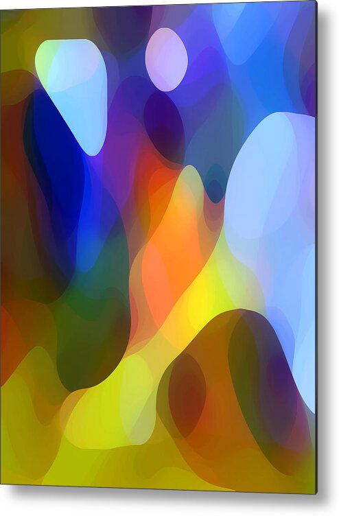 Abstract Art Metal Print featuring the painting Dappled Light by Amy Vangsgard