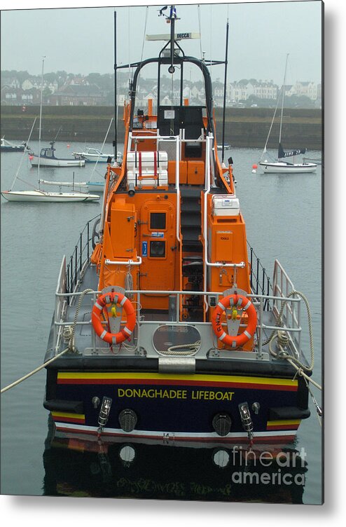 Boat Metal Print featuring the photograph Donaghadee Rescue Lifeboat by Brenda Brown