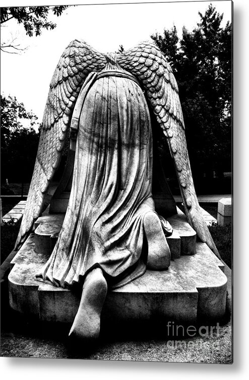 Angel Metal Print featuring the photograph Duress by Heather King