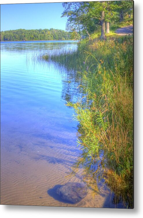 Hdr Metal Print featuring the photograph Eagle Point by Larry Capra