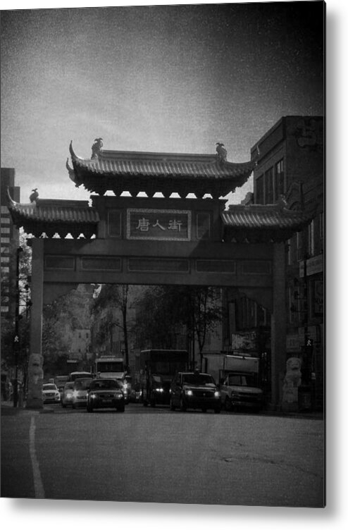 Chinatown Metal Print featuring the photograph Entrance by Zinvolle Art