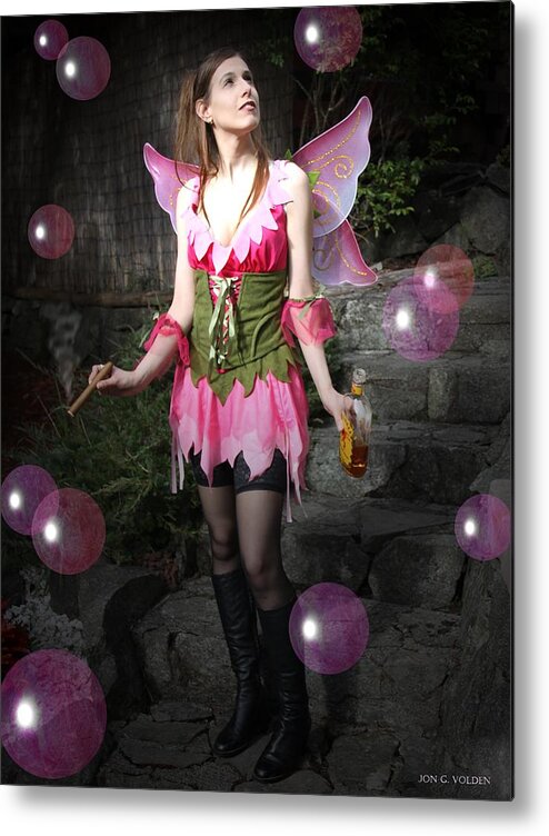 Fairy Metal Print featuring the photograph Fairy Bubbles by Jon Volden