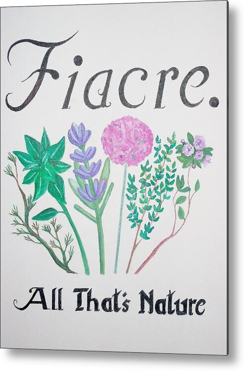 Nature Metal Print featuring the painting Fiacre by Joe Dagher