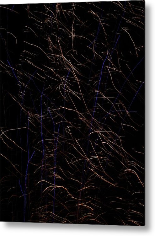 Fireworks Metal Print featuring the photograph Fireworks series no.4 by Ingrid Van Amsterdam