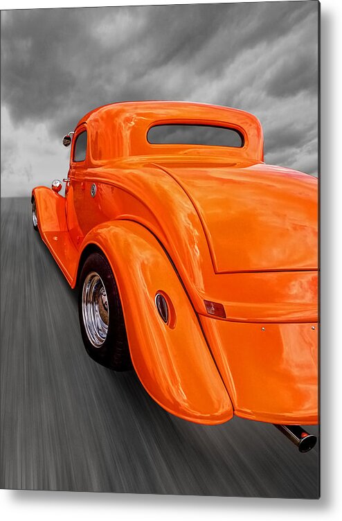 Hotrod Metal Print featuring the photograph Ford Coupe Hot Rod 1934 by Gill Billington