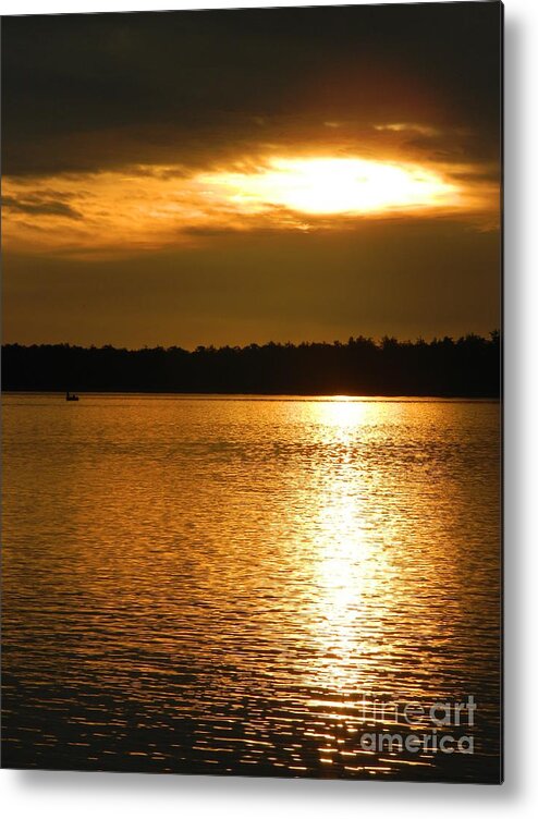 Netarts Bay Metal Print featuring the photograph Golden Bay by Gallery Of Hope 