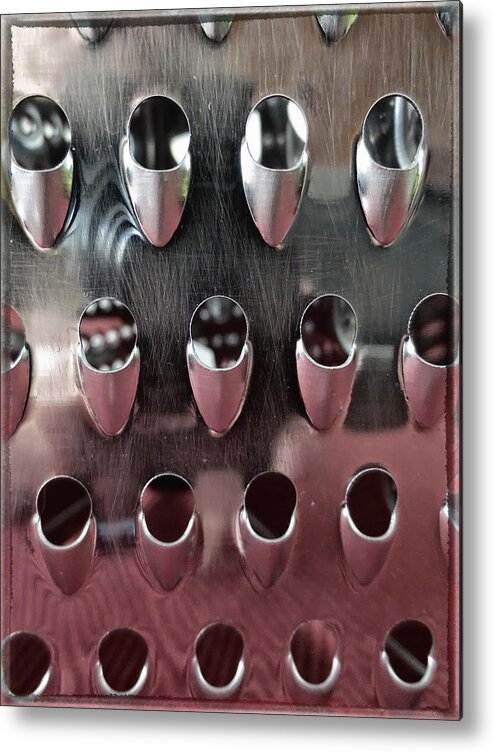 Grater Metal Print featuring the photograph Grater by Jessica Levant