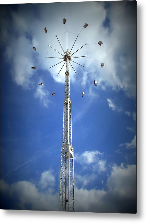 Flying Metal Print featuring the photograph High Flyers by Steve Kearns