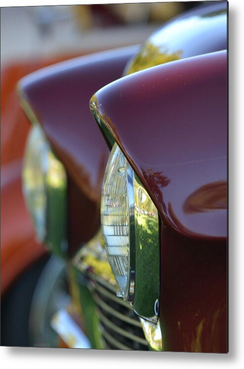 Red Metal Print featuring the photograph Hr-36 by Dean Ferreira