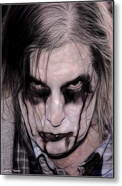 Fantasy Metal Print featuring the painting I Zombie by Jon Volden