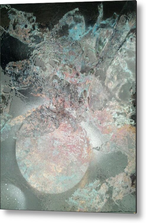  Impressionism Metal Print featuring the painting Ice World by Gerry Smith