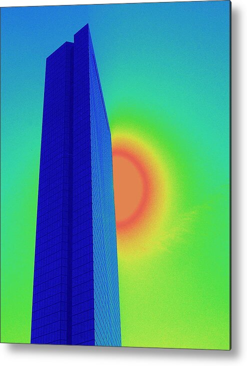 Tower Metal Print featuring the photograph In the heat of the day by Bruce Carpenter